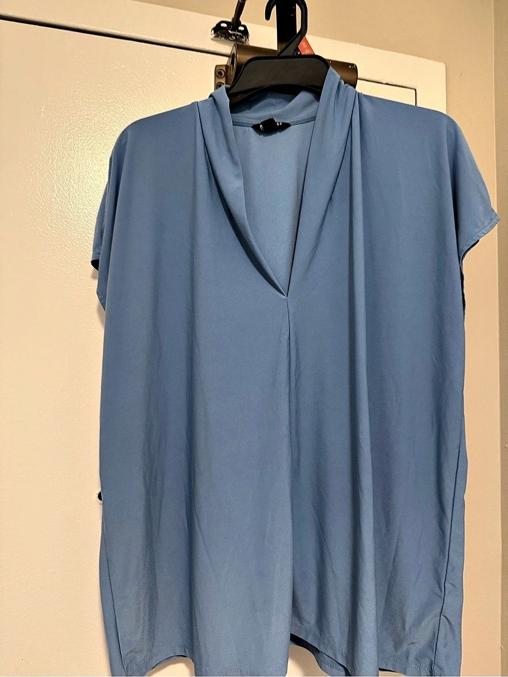 Buffalo David Bitton Short Sleeve Tunic in Blue Size XL Like New